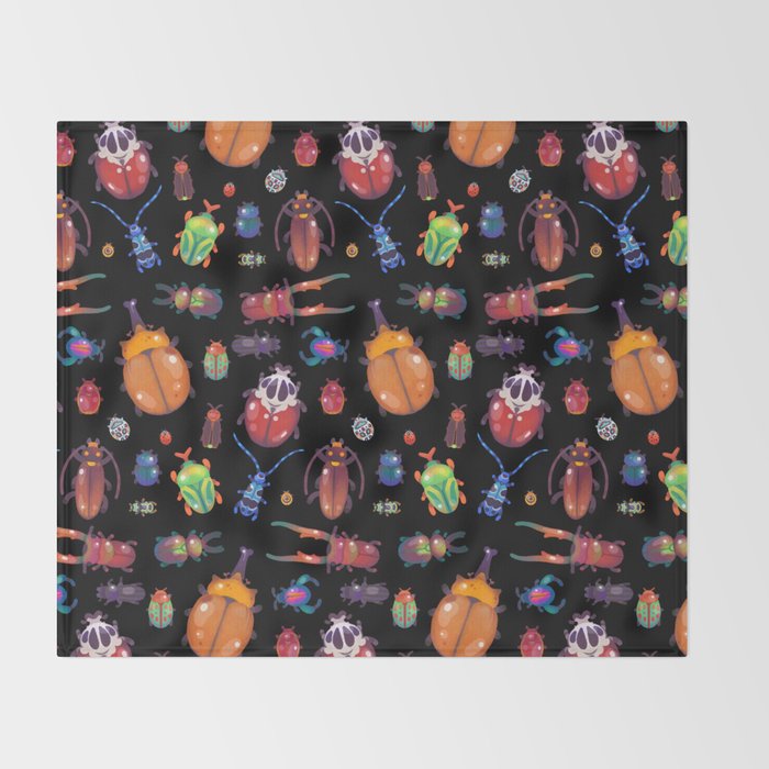 Beetle Throw Blanket Gallery Image 2
