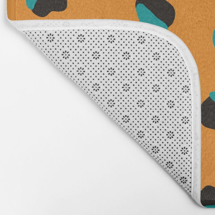 Funky cheetah animal print Bath Mat Gallery Image 2