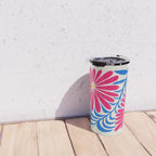 Viva Magenta Daisies Travel Mug Gallery Image 4