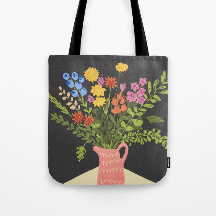 Meadow in a vase Tote Bag Gallery Image 1