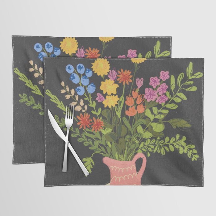 Meadow in a vase Placemat Gallery Image 1