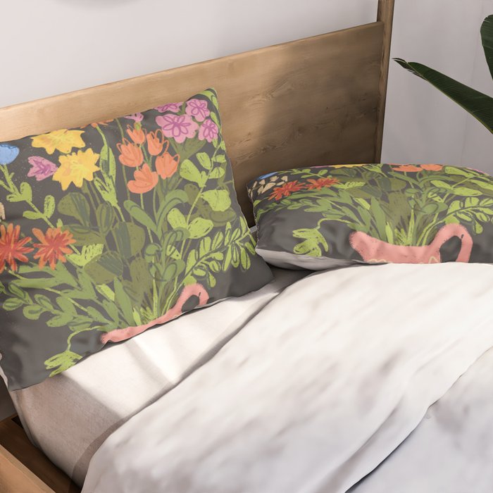 Meadow in a vase Pillow Sham Gallery Image 2