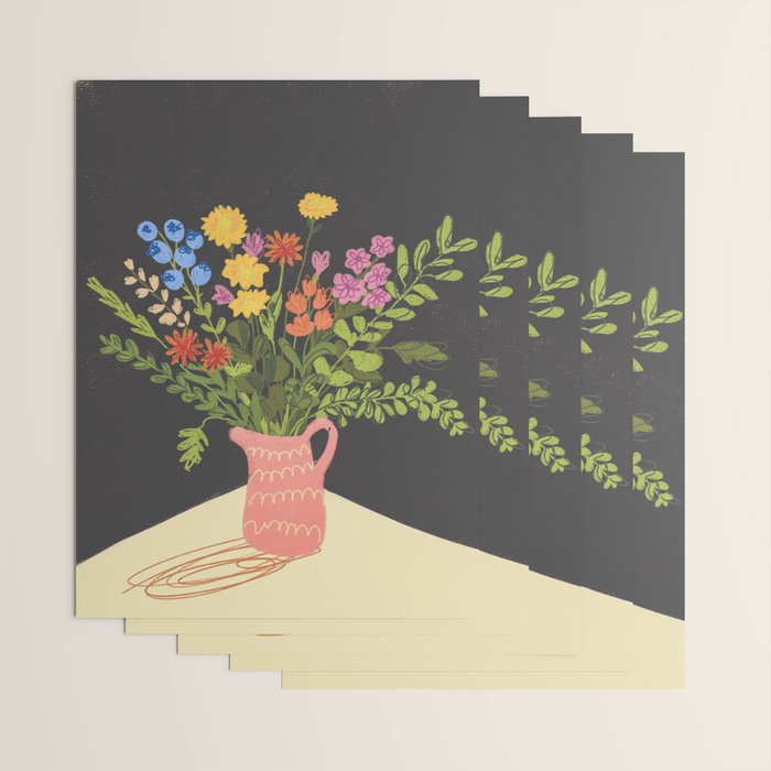 Meadow in a vase Wrapping Paper Gallery Image 3