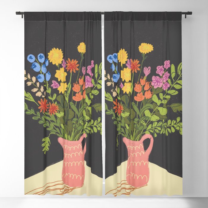 Meadow in a vase Window Curtain Gallery Image 1