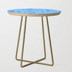 Celestial Star Twinkle in Blue Watercolor Side Table Gallery Image 1