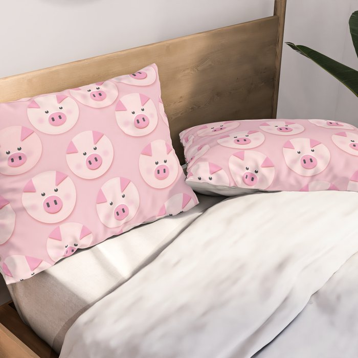 piggy pattern Pillow Sham Gallery Image 2