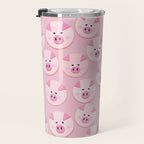 piggy pattern Travel Mug Gallery Image 3