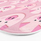 piggy pattern Bath Mat Gallery Image 3