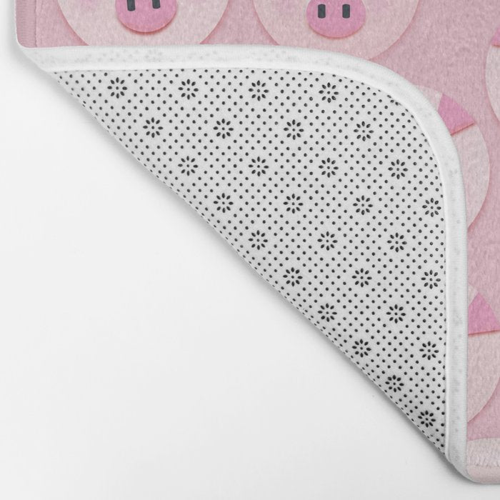 piggy pattern Bath Mat Gallery Image 2