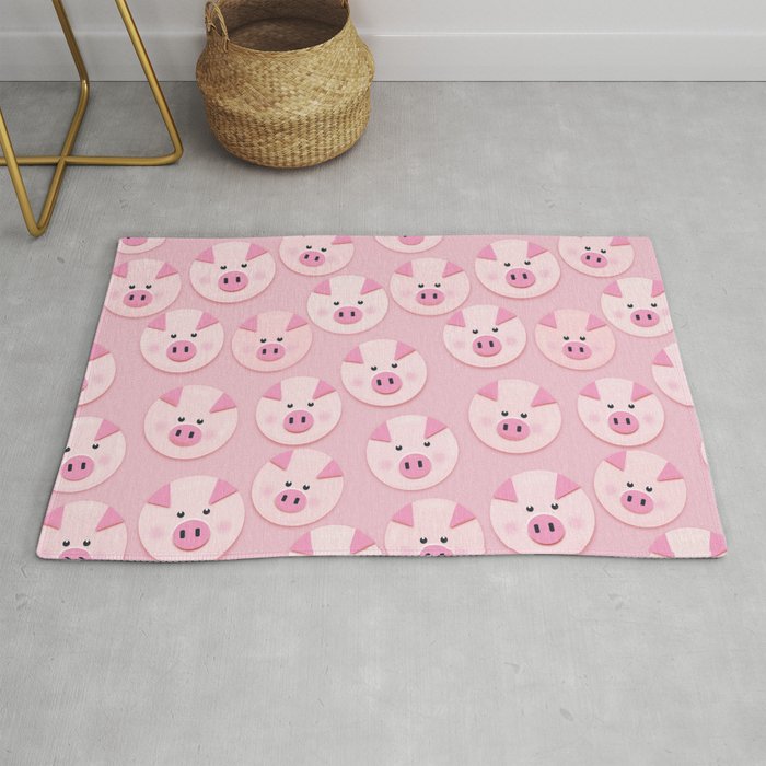 piggy pattern Rug Gallery Image 1