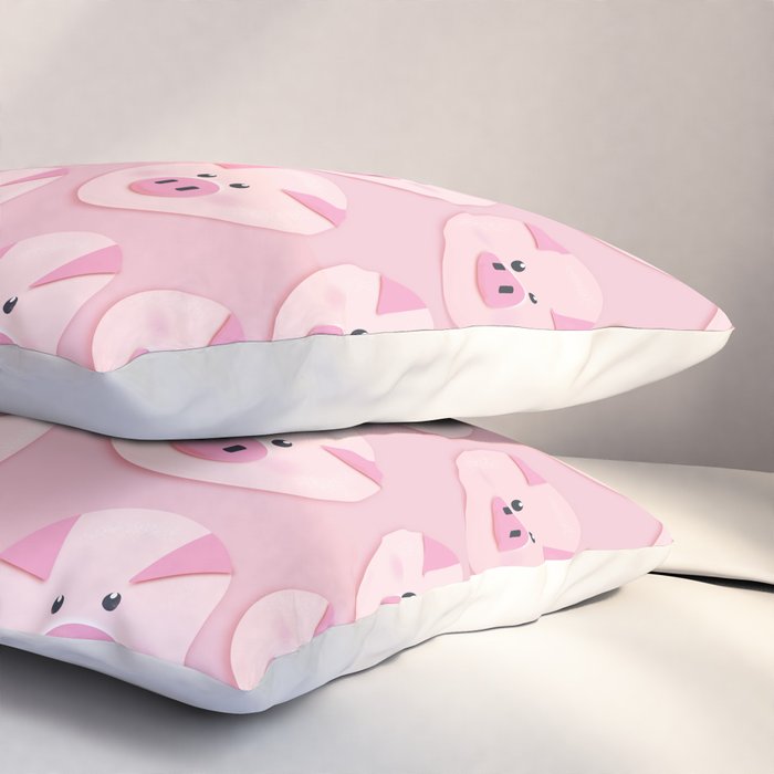 piggy pattern Pillow Sham Gallery Image 3