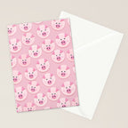 piggy pattern Stationery Card Gallery Image 2