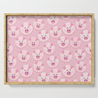 piggy pattern Serving Tray Gallery Image 1