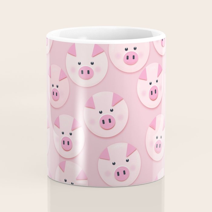 piggy pattern Coffee Mug Gallery Image 4