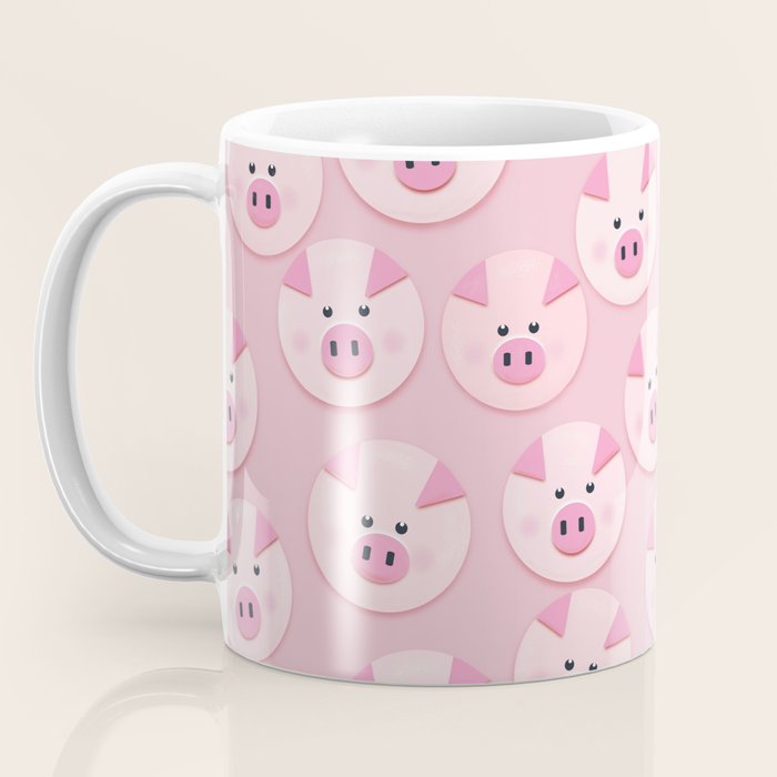 piggy pattern Coffee Mug Gallery Image 3
