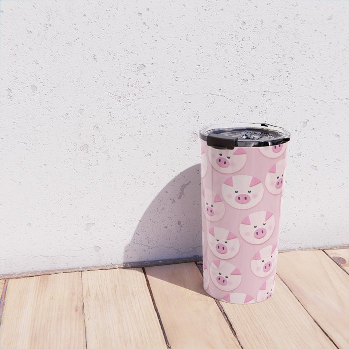 piggy pattern Travel Mug Gallery Image 4