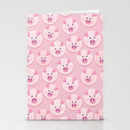 piggy pattern Stationery Card Gallery Image 2