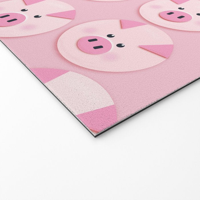piggy pattern Welcome Mat Gallery Image 2