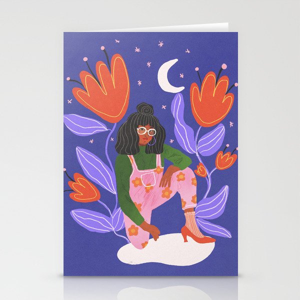 Goddess of the Moon Stationery Card Gallery Image 2