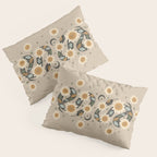 Snake and Sunflowers - Harvest Colors Pillow Sham Gallery Image 3