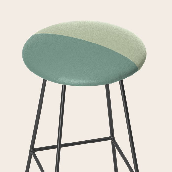 Color Block Abstract XXIII Stool Gallery Image 2