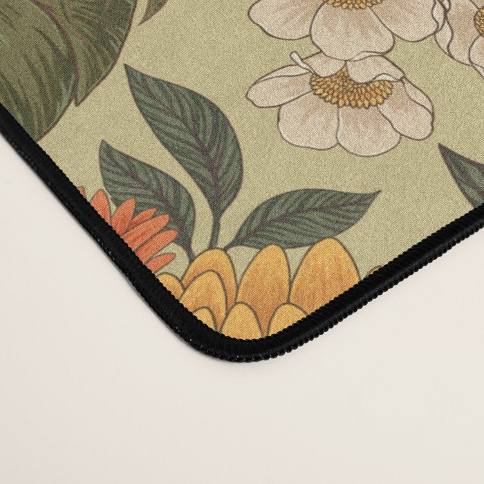 Sunflowers - Tranquill Green Desk Mat Gallery Image 4