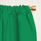 Big Daisy Retro Minimalism in Pink and Bright Green Window Curtain Gallery Image 2