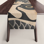Japanese Koi Fish Pattern Table Runner Gallery Image 1