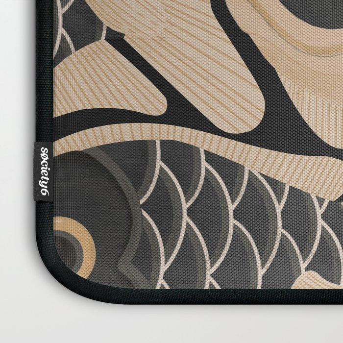 Japanese Koi Fish Pattern Laptop Sleeve Gallery Image 3