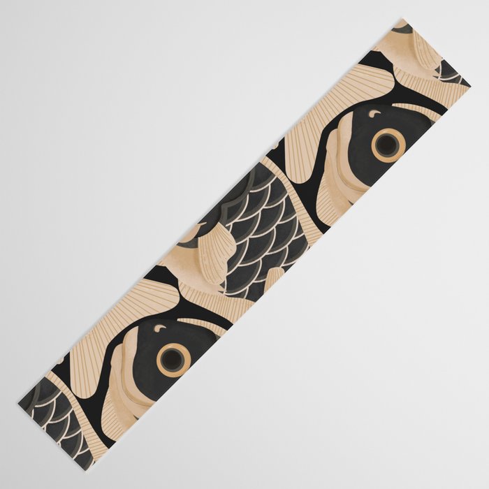 Japanese Koi Fish Pattern Table Runner Gallery Image 3