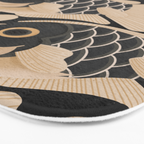 Japanese Koi Fish Pattern Bath Mat Gallery Image 3