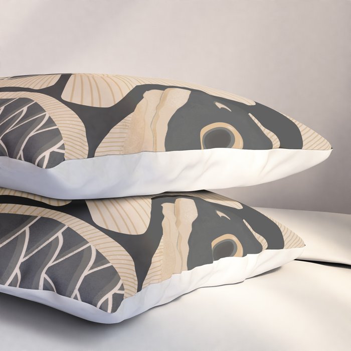Japanese Koi Fish Pattern Pillow Sham Gallery Image 3