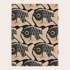 Japanese Koi Fish Pattern Poster Gallery Image 4