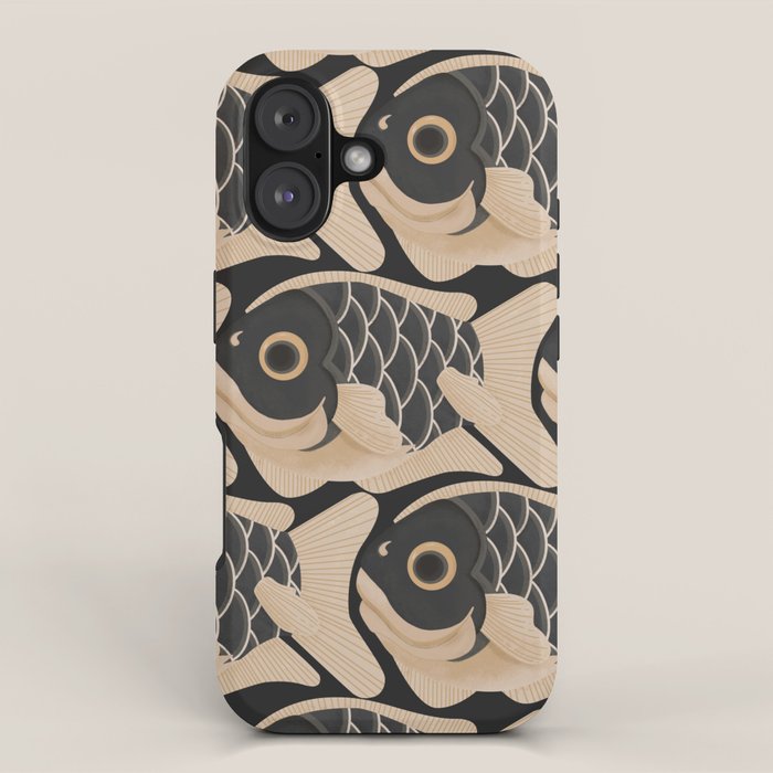 Japanese Koi Fish Pattern iPhone Case Gallery Image 1