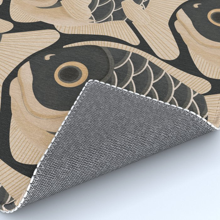 Japanese Koi Fish Pattern Rug Gallery Image 4