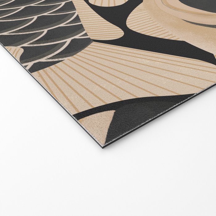 Japanese Koi Fish Pattern Welcome Mat Gallery Image 2