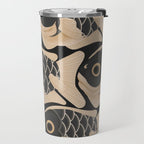 Japanese Koi Fish Pattern Travel Mug Gallery Image 2