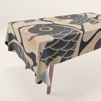 Japanese Koi Fish Pattern Tablecloth Gallery Image 1
