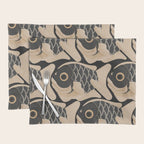 Japanese Koi Fish Pattern Placemat Gallery Image 1