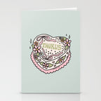 Taurus Heart Cake Stationery Card Gallery Image 2