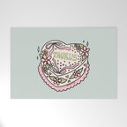 Taurus Heart Cake Welcome Mat Gallery Image 1