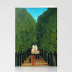 Henri Rousseau - The Avenue in the Park at Saint Cloud  Stationery Card Gallery Image 2