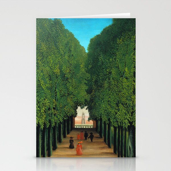 Henri Rousseau - The Avenue in the Park at Saint Cloud  Stationery Card Gallery Image 2