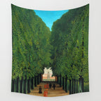 Henri Rousseau - The Avenue in the Park at Saint Cloud  Wall Tapestry Gallery Image 4
