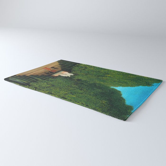 Henri Rousseau - The Avenue in the Park at Saint Cloud  Rug Gallery Image 3