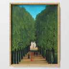 Henri Rousseau - The Avenue in the Park at Saint Cloud  Serving Tray Gallery Image 1