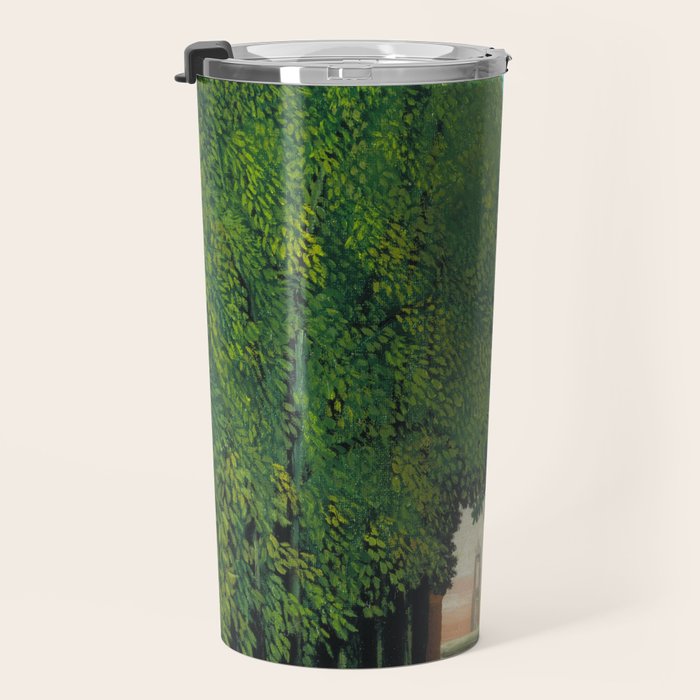 Henri Rousseau - The Avenue in the Park at Saint Cloud  Travel Mug Gallery Image 3