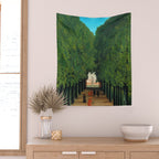 Henri Rousseau - The Avenue in the Park at Saint Cloud  Wall Tapestry Gallery Image 2