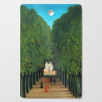 Henri Rousseau - The Avenue in the Park at Saint Cloud  Cutting Board Gallery Image 1