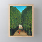 Henri Rousseau - The Avenue in the Park at Saint Cloud  Mini Art Print Gallery Image 1